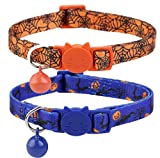 BoomBone Halloween Cat Collar Set of 2 Kitten Collars