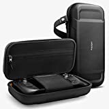 Spigen Rugged Armor Pro Designed for Steam Deck Hard Shell Travel Carrying Case with Pockets for Accessories and Original Charger Storage Bag Carry Case - Black