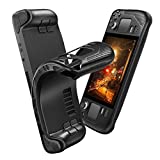 Protective Case for Steam Deck, JSAUX PC0103 Silicone Soft Cover Protector with Full Protection, Shock-Absorption and Anti-Scratch Design - Black