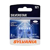 SYLVANIA - 921 SilverStar Mini Bulb - Brighter and Whiter Light, Ideal for Center High Mount Stop Light (CHMSL) and more (Contains 2 Bulbs)