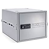 Lockabox One | Compact and Hygienic Lockable Box for Food, Medicines, Tech and Home Safety | One Size 12 x 8 x 6.6 inches externally (Opal White)