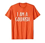 I Am A Goldfish Costume Halloween I'm Lazy Easy Last Minute T-Shirt