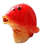 Goldfish Red Fish mask Novelty Halloween Costume Party Latex Animal Mask Full Head for Adults