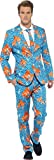 Smiffys mens Goldfish Suit Adult Sized Costumes, Blue, Medium US