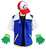 Cosplay Costume for Adult Kids,Halloween Hoodie,Jacket Gloves Hat Sets for Trainer
