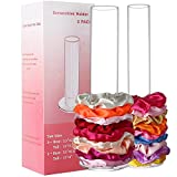 2 Pack Hair Scrunchies Organizer Scrunchie Holder - Hair Ties Organizer,11 inch Hair Scrunchies Holder Stand,Hair Accessories for Girls Room Organizer,Jewelry Tower