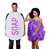 Tigerdoe Loofah & Soap Costume - 2 Pc - Couples Costumes - Funny Halloween Costumes - Novelty Costumes