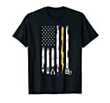 Electrician US Flag Tools for Electricians T-Shirt