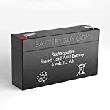 BatteryGuy Security Simon XT Replacement 6V 1.2Ah Battery - BatteryGuy Brand Equivalent