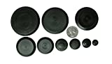 50 Piece Flush Mount Black Hole Plug Assortment for Auto Body and Sheet Metal {CapLugs}Top Secret PDR