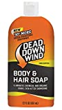 Dead Down Wind Body & Hair Soap | 22 oz Bottle | Unscented | Hunting Accessories | Gentle Body Wash & Shampoo For Odors | Safe for Sensitive Skin