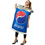 Popsi Cola Can Halloween Costume - One Size Unisex Funny Soda Pop Drink Outfit