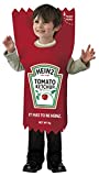 Kraft Heinz Tomato Ketchup Packet Costume Kids Dress Up Food Cosplay Party Halloween Costumes, Child Size 3-4