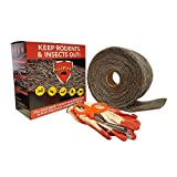 Pestplug 4" X 25' Long, 100% Stainless Steel Wool