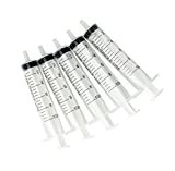 Karlling 10ml Syringe for Liquid,Plastic Syringe Without Needle(5 Packs)