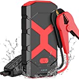 2000A Battery Jump Starter 12V Auto Jump Starter 20000mAh Car Starter Jumper Power Bank Battery Booster Jump Starter Pack QC 3.0 Smart Jumper Cable for Truck up to 7.2L Gas/8L Diesel