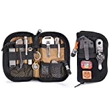 VIPERADE VE10 Tool Pouch, EDC Pocket Organizer for Men, Small EDC Organizer Pouch with 7 Pockets, EDC Pouch Organizer Utility Pouch for Multitools, Nylon Compact Organizer