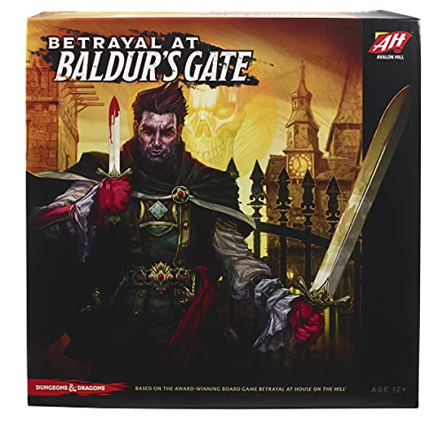 Hasbro Gaming Avalon Hill Betrayal at Baldur's Gate Modular Board Hidden Traitor Game, Ages 12 and Up, D&D Game, Based on Betrayal at House on The Hill