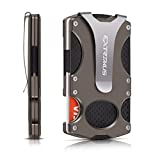 Extremus Tactical Wallet, Carbon Fiber Wallet, Money Clip, RFID Blocking Technology, Carbon Fiber and Stainless-Steel Construction, Holds 15 Cards Plus Cash, Ultra-Thin Design, Minimalist Wallet