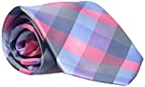 Tommy Hilfiger mens Buffalo Tartan neckties, Pink, Regular US