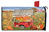 Briarwood Lane Pumpkins for Sale Autumn Magnetic Mailbox Cover Cart Standard