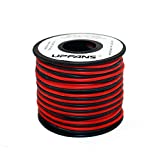 UPFANS 14 Gauge Flexible Silicone Electrical Stranded Wire (Black and Red Each 20FT) 14 AWG Electric Wire Hook Up Tinned Copper Wire Kit Electrics DIY