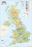 United Kingdom of Great Britain and Northern Ireland Poster Map - 16.5 x 23.3 inches - Paper Laminated