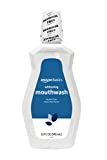 Amazon Basics Whitening Mouthwash, Alcohol Free, Clean Mint, 32 Fluid Ounces, 1-Pack (Previously Solimo)