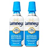 Lumineux Teeth Whitening Mouthwash, 16 Oz, 2 Pack - Enamel Safe - Whitening Without Harm - Certified Non-Toxic - Whiter Teeth in 7 Days or Less w/o Sensitivity - NO Alcohol, Fluoride Free & SLS Free