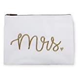 Mrs Cosmetic Bag/ Mrs Makeup Bag/ Honeymoon Pouch/ Bride Cosmetic Case/ Mrs. Swimsuit Bag