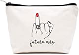 Future Mrs  Makeup Bag Cosmetic Bag Travel Pouch Gift  Engagement Gifts for Women - Bride to Be - Newly Engaged - Bridal Shower Gift for Bride - Bachelorette Party Gifts for Her