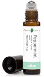 Peppermint Essential Oil Roll On, Relax Head Tension and Stress, Made with Pure Peppermint Essential Oil, Leak-Proof Metal Rollerball, Travel Safe Roll-on, No Diffuser Necessary (10 mL)