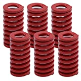 Antrader 6-Pack Red Medium Load Press Compression Mould Die Spring, 1.15-Inch-by-0.63-Inch-by-2.36-Inch