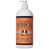 Natural Dog Company Wild Alaskan Salmon Oil for Dogs (32oz) | Skin & Coat Supplement for Dogs | Supports Joint & Heart Health | Boosts Immune System | Liquid Fish Oil with Biotin, Omega 3, & Omega 6