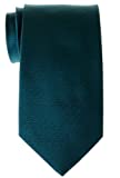 Retreez Micro Herringbone Striped Woven Microfiber Men's Tie - Dark Green