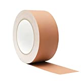QILIMA Brown Gaffers Tape, Heavy Duty Gaffer Tape, No Residue, Non-Reflective, Easy Tear, for Photography, Filming Backdrop(2"X 30 Yards, Brown)