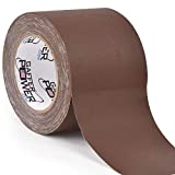 Real Professional Premium Grade Gaffer Tape by Gaffer Power - Made in The USA - Brown 3 Inch X 30 Yards - Heavy Duty Gaffers Tape - Non-Reflective - Multipurpose - Better Than Duct Tape