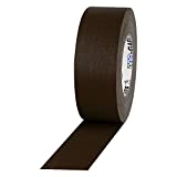 ProTapes Pro Gaff Premium Matte Cloth Gaffer's Tape With Rubber Adhesive, 11 mils Thick, 55 yds Length, 2" Width, Brown (Pack of 1)