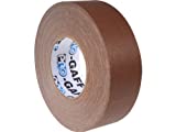 Pro Gaff/Gaffers Tape .5, 1, 2, 3, 4 Inch Widths X Variable Lengths, 2 Inch, Brown