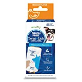 Vetality Brush Free Twist & Lick Dental Gel for Dogs | ProLong Technology Cleans Teeth and Freshens Breath | Tasty Chicken Flavor | Fights Gingivitis and Plaque | 30 Day Supply