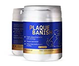 Plaque Banish 100% Natural Plaque Off & Tartar Remover For Dogs & Cats | Freshen Breath For Dogs & Cats | 6.3oz (180g) | Support Healthy Gums & Promote Dental Health | Prevent Plaque & Tartar Build Up