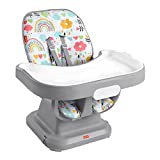 Fisher-Price SpaceSaver Simple Clean High Chair  Sun Showers, portable infant-to-toddler dining chair and booster seat with easy clean up features [Amazon Exclusive]