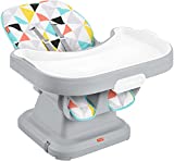 Fisher-Price SpaceSaver Simple Clean High Chair  Windmill, portable infant-to-toddler dining chair and booster seat with easy clean up features [Amazon Exclusive]