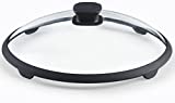 Earthmade Microwave Plate Cover, Tempered Glass Pot Lid, 11 Round