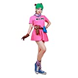 Miccostumes Women's Anime Pink Dress Cosplay Costume with Full Accessories (women l)