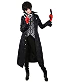 Miccostumes Men's Anime Costume Coat Shirt Gloves and Eye Covering for Thief Cosplay (men m)