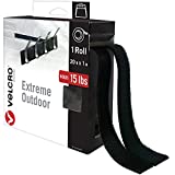 VELCRO Brand Extreme Outdoor Mounting Tape | 20Ft x 1 In, Holds 15 lbs | Strong Heavy Duty Stick on Adhesive | Mount on Brick, Concrete for Hanging, 30702