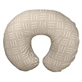 Boppy Organic Nursing Pillow and Positioner | Sand Criss Cross | Breastfeeding, Bottle Feeding, Baby Support | with Organic Cotton Cover | Awake-Time Support | Amazon Exclusive