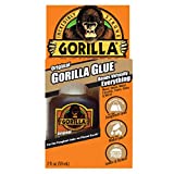 Gorilla Original Gorilla Glue, Waterproof Polyurethane Glue, 2 Ounce Bottle, Brown, (Pack of 1)