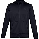 Under Armour mens Armour Fleece Full Zip Hoodie , Black (001)/Black , Medium